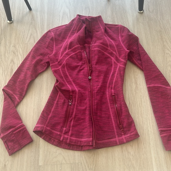 Lululemon Define Jacket- Diamond Jacquard Berry Rumble Jewelled Magenta - Picture 5 of 16